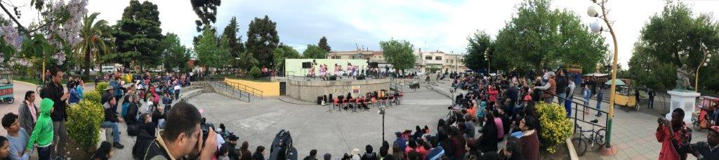Ansamblul Folcloric Sinca Noua in San Carlos, Chile 2017, Joc de Nasaud in Plaza Central de San Carlos